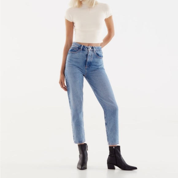Zara Z1975 High Rise Straight Jeans - Picture 3 of 10